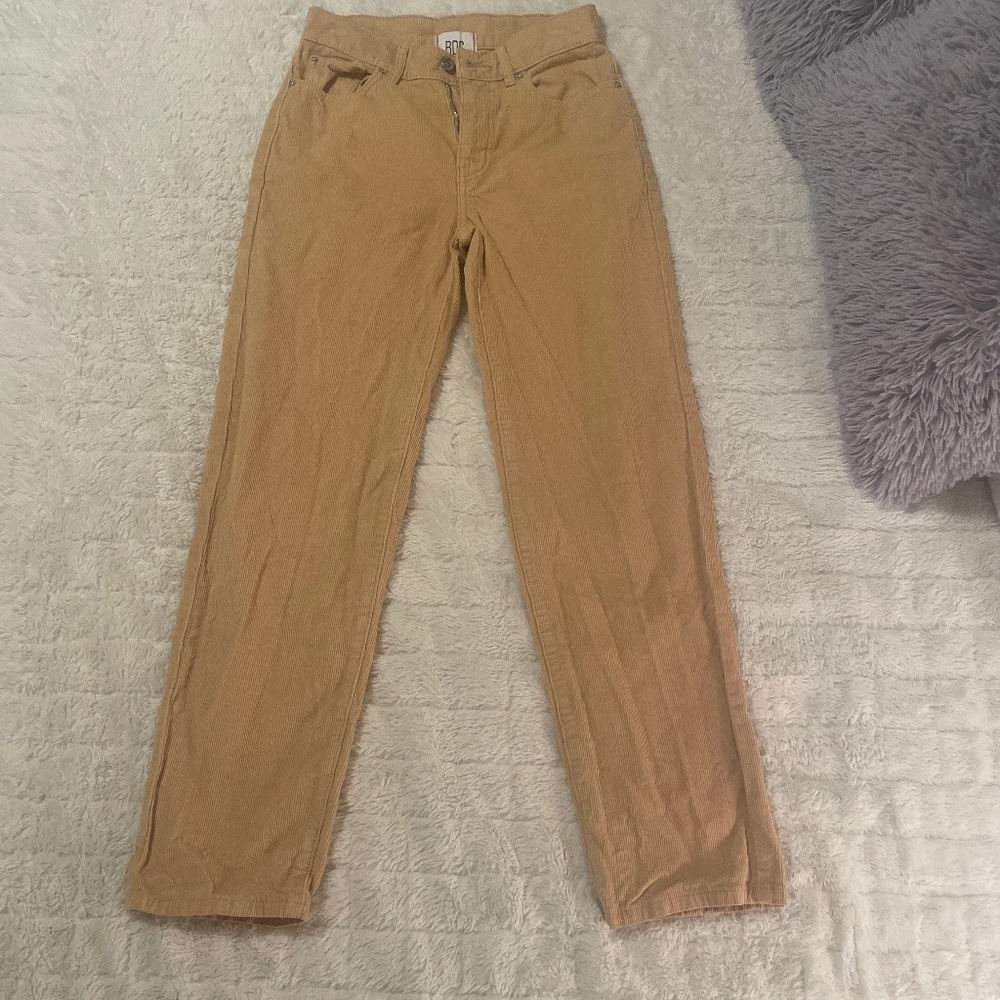 Urban outfitters pegged cowboy corduroy pants